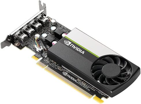 PNY NVIDIA T1000 4GB GDDR6 - بطاقة رسومات احترافية رفيعة المستوى، 4x منافذ عرض صغيرة (متجددة) in Kuwait