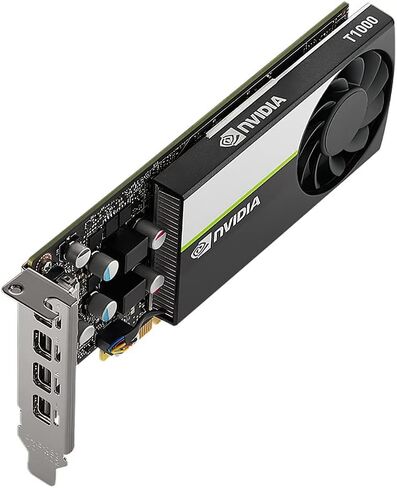 PNY NVIDIA T1000 4GB GDDR6 - بطاقة رسومات احترافية رفيعة المستوى، 4x منافذ عرض صغيرة (متجددة) in Kuwait