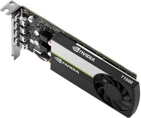 PNY NVIDIA T1000 4GB GDDR6 - بطاقة رسومات احترافية رفيعة المستوى، 4x منافذ عرض صغيرة (متجددة) in Kuwait
