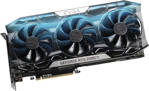 EVGA GeForce RTX 2080 Ti Ftw3 Ultra، Overclocked، 2.75 Slot Extreme Cool Triple + iCX2، 65C Gaming، RGB، لوحة خلفية معدنية، 11 جيجابايت GDDR6، 11G-P4-2487-KR (متجدد) in Kuwait