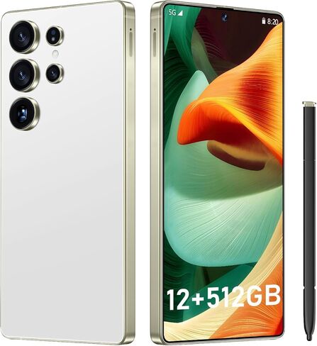 I25 Ultra: هاتف ذكي 6.99 بوصة FHD + Android 14 | 12 جيجابايت + 512 جيجابايت | كاميرا 108 ميجابكسل + 68 ميجابكسل | بطارية 7000 مللي أمبير | قلم شاشة مدمج | أداء سريع مذهل (أخضر) in Kuwait