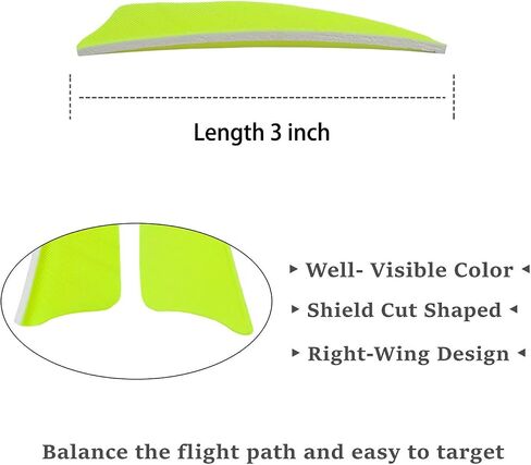 Arrows 3 Inch Real Feathers Fletching with Shield Cut for DIY Hunting Shooting Shafts (36 Pack) in Saudi Arabia