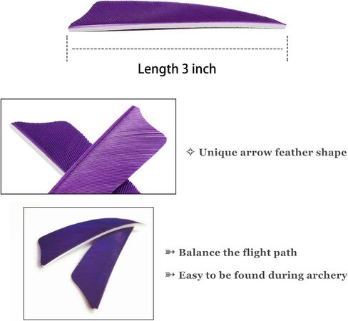 Arrows 3 Inch Real Feathers Fletching with Shield Cut for DIY Hunting Shooting Shafts (36 Pack) in Saudi Arabia