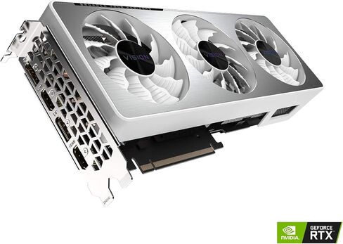GIGABYTE GeForce RTX 3070 Vision OC 8G Graphics Card, 3X WINDFORCE Fans, 8GB 256-Bit GDDR6, GV-N3070VISION OC-8GD Video Card (Renewed) in Saudi Arabia