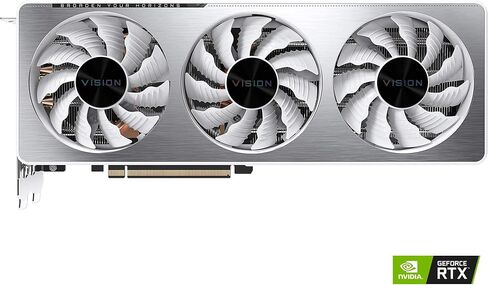 GIGABYTE GeForce RTX 3070 Vision OC 8G Graphics Card, 3X WINDFORCE Fans, 8GB 256-Bit GDDR6, GV-N3070VISION OC-8GD Video Card (Renewed) in Saudi Arabia