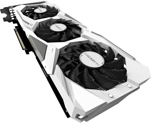 بطاقة رسومات GIGABYTE GeForce RTX 2060 GAMING OC WHITE PRO 6G، 3x مراوح WINDFORCE، 6 جيجابايت 192 بت GDDR6، بطاقة فيديو GV-N2060GAMINGOC PRO WHITE-6GD in Saudi Arabia