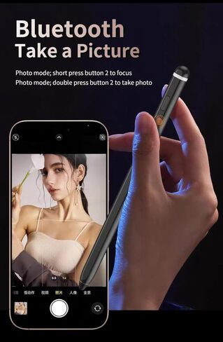 Z Fold 7 S Pen (WithBluetooth) for Samsung Galaxy Z Fold 7/ Fold 6 Fold Edition, Galaxy Tab S11, Tab S10,Tab S9，S25/S24/S23 Mobile Phone/Tablet Capacitive Touch Screen Device (Black) in Kuwait