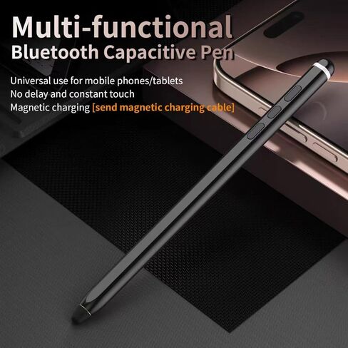 Z Fold 7 S Pen (WithBluetooth) for Samsung Galaxy Z Fold 7/ Fold 6 Fold Edition, Galaxy Tab S11, Tab S10,Tab S9，S25/S24/S23 Mobile Phone/Tablet Capacitive Touch Screen Device (Black) in Kuwait