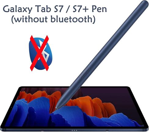 2 Pack Galaxy Tab S7 Stylus Pen Replacement for Samsung Galaxy Tab S7 Plus S Pen Replacement Stylus Pen for Galaxy Tab S7 S Pen Stylus, WithoutBluetooth (Black) in Saudi Arabia