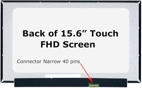 SCREENARAMA New Screen Replacement for IVO R156NWF7 R2 HW:1.2 40pin Touch FHD 1920x1080 IPS LCD LED Display with Tools and Tape in Saudi Arabia