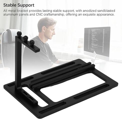 حامل وحدة معالجة الرسومات الجرافيكية، لحامل بطاقة الرسومات RTX3090 3080 3070 3060TI من سبائك الألومنيوم، يدعم مراوح وحدة معالجة الرسومات 1، 2، 3 فتحات، وسادات مطاطية، مع لوحات من سبائك الألومنيوم in Kuwait