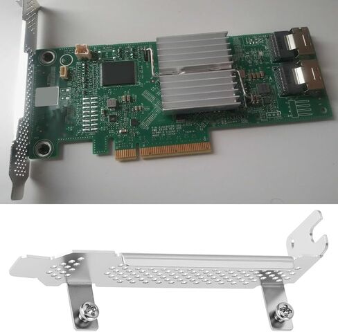 ECSiNG 2 قطعة كمبيوتر PCI نصف ارتفاع قوس متوافق مع Dell H200 H310 متوافق مع HP H220 مع مسامير in Saudi Arabia