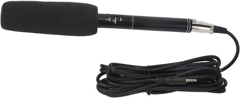 SUNGOOYUE Professional Recording Microphone with XLR Cable, ABS Material, Single Directivity, High Sensitivity, 100-16KHz Frequency Response, for Interviews, Filmmaking, Meetings (Black 28cm) in Saudi Arabia