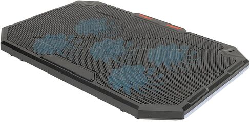 Dpofirs RGB Laptop Cooling Stand, 5 Fans, Heat Dissipation for 13-17 inch Laptops, Ergonomic Design in Saudi Arabia