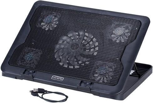 USB Powered Notebook Cooler Cooling Mat with Fans Portable Laptop Cooling Pad Stand for Energy Saving Heat Dissipation Easy Installation for Laptops in Saudi Arabia