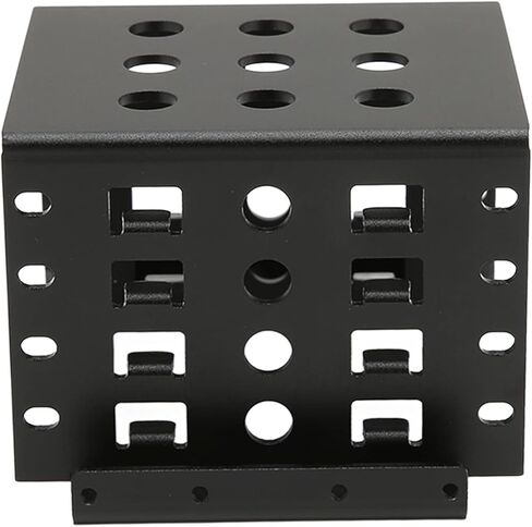Greensen 2.5in Hard Drive Rack, Aluminium Alloy HDD Mounting Bracket with Hollow Design, Advanced Heat Dissipation and Easy Storage Expansion for PCs and Servers (Black) in Saudi Arabia
