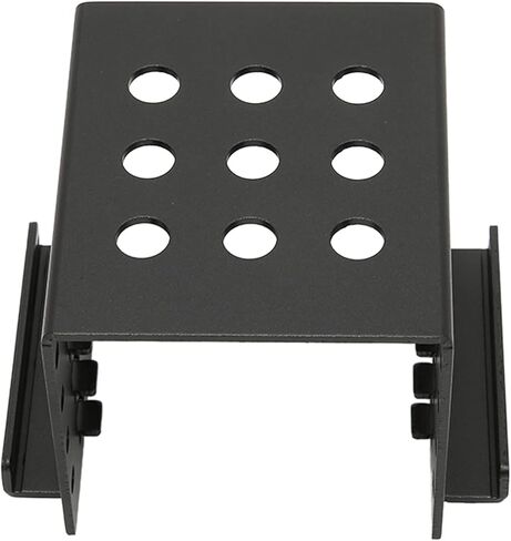 Greensen 2.5in Hard Drive Rack, Aluminium Alloy HDD Mounting Bracket with Hollow Design, Advanced Heat Dissipation and Easy Storage Expansion for PCs and Servers (Black) in Saudi Arabia