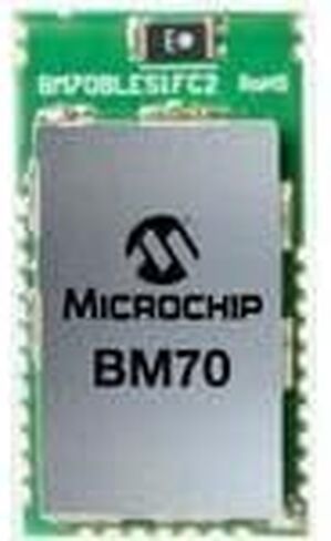 تقنية Microchip، BM70BLES1FC2-0B04AA، Bluetooth v4.2 (BLE) Smart SOC IoT 3V 33-Pin SMD Module Tray (5 عناصر/عناصر) in Saudi Arabia