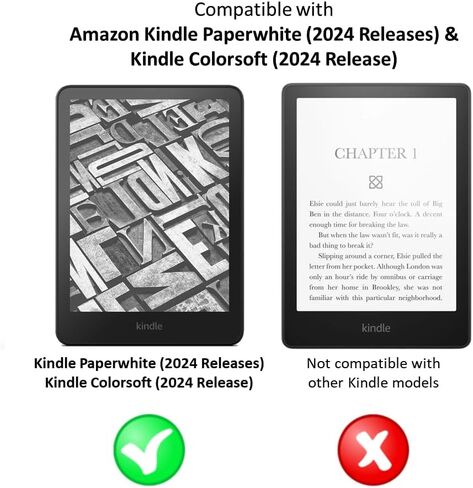 واقي شاشة مضاد للتوهج (عبوة من قطعتين)، لجهاز Amazon Kindle Paperwhite (إصدارات 2024) وKindle Colorsoft in Saudi Arabia