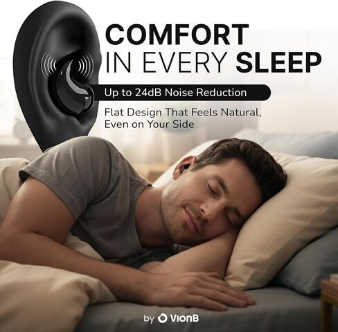 Vision Beam Drift Earbuds Wireless Bluetooth Noise Cancelling Earbuds for Small Ears - Ultra Comfortable Wireless Ear Buds with Mic, Noise Isolation, No Ear Pressure - IP6 Waterproof Ear Buds in Saudi Arabia