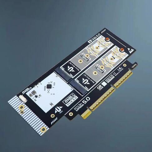 PCIe 5.0 NVMe محول بطاقة X16 فتحة محول لـ 2230/2242/2260/2280 SSD مع أداة التثبيت in Saudi Arabia