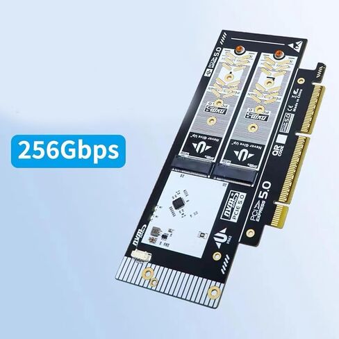 PCIe 5.0 NVMe محول بطاقة X16 فتحة محول لـ 2230/2242/2260/2280 SSD مع أداة التثبيت in Saudi Arabia