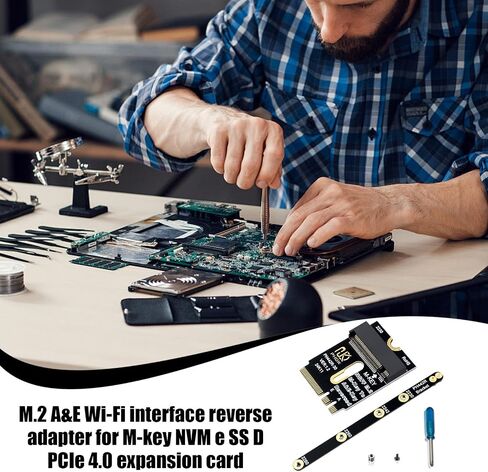 بطاقة محول القرص الصلب - محول WiFi Riser، واجهة M-Key مع سهولة التركيب، كمبيوتر مكتبي بتصميم متوافق، كمبيوتر محمول رئيسي، بطاقة توسيع لصيانة الكمبيوتر in Kuwait