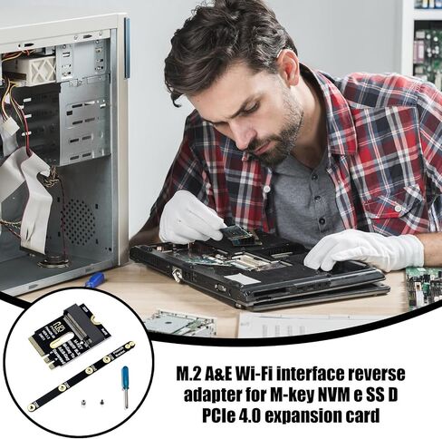بطاقة محول القرص الصلب - محول WiFi Riser، واجهة M-Key مع سهولة التركيب، كمبيوتر مكتبي بتصميم متوافق، كمبيوتر محمول رئيسي، بطاقة توسيع لصيانة الكمبيوتر in Kuwait