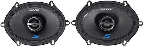 زوج من مكبرات الصوت ALPINE S-S57 بقوة 230 وات 5 × 7 بوصة أو 6 × 8 بوصة مجموعة مكبرات صوت السيارة المحورية ثنائية الاتجاه مع موصل سلك مكبر الصوت METRA 72-5512 المتوافق مع Ford Explorer 1995-1997 (عنصران) in Saudi Arabia