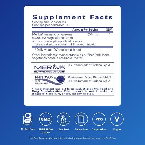 Pure Encapsulations CurcumaSorb | Curcumin Supplement to Support Digestive, Liver, Brain, Muscles, Bones, and Cardiovascular Health* | 180 Capsules in Saudi Arabia