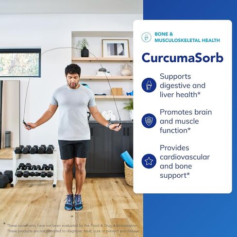 Pure Encapsulations CurcumaSorb | Curcumin Supplement to Support Digestive, Liver, Brain, Muscles, Bones, and Cardiovascular Health* | 180 Capsules in Saudi Arabia