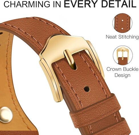 Slim Leather Bands Compatible with fitbit inspire 3 bands, Charms, Feminine Design for fitbit inspire 3 in Saudi Arabia