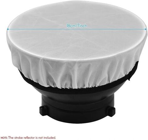 7 Inches/180mm Soft Diffuser Sock Studio Strobe Reflector/Sparkler Reflectors Diffuser Sock for Portrait Product Photography Video Shooting in Saudi Arabia
