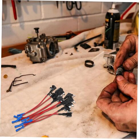GANAZONO 9pcs Mini Fuse Tap Adapter Fuse Holder for Cars Trucks and Boats Easy to Install in Saudi Arabia