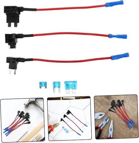 GANAZONO 9pcs Mini Fuse Tap Adapter Fuse Holder for Cars Trucks and Boats Easy to Install in Saudi Arabia