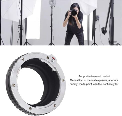 حلقة محول العدسات لعدسة Leica R Mount Lens إلى كاميرا M Mount، محول عدسة دقيق للغاية، محول تثبيت عدسة من سبائك الألومنيوم للتعريض اليدوي in Saudi Arabia