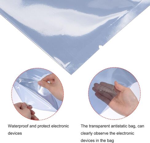 Anti Static Bags Shielding Bag 25pcs 6.3x9inch(16x23cm) Open Top with Labels for Hard Drive HDD SSD in Saudi Arabia
