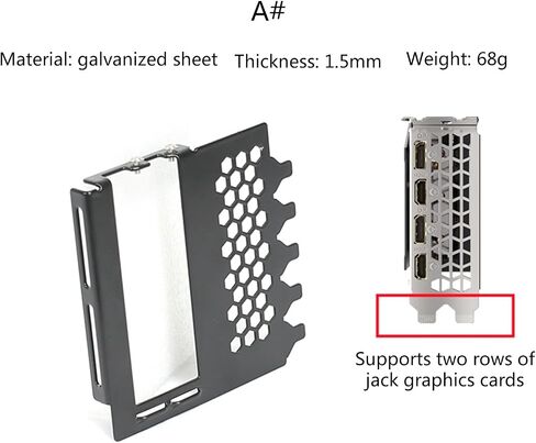 SXJ-I GPU قوس معدني عمودي لتحويل زاوية بطاقة الرسومات في حافظة الكمبيوتر الشخصي جبل 2/3 فتحات حامل التوجيه ARGB in Saudi Arabia