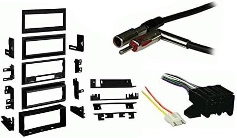 Harmony Audio Compatible with Cadillac Brougham 1987-1989 Single DIN Stereo Harness Radio Install Dash Kit in Saudi Arabia