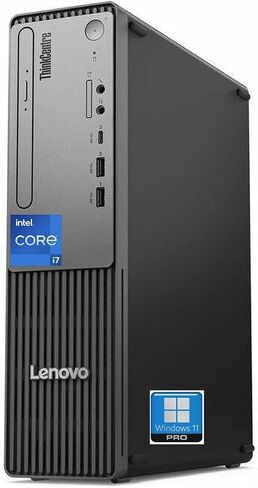 كمبيوتر مكتبي Lenovo ThinkCentre neo 50s Gen 5 12XF000RUS - Intel Core i7 الجيل الرابع عشر i7-14700 - 64 جيجابايت - 1 تيرابايت SSD - عامل شكل صغير - Win 11 Pro - أسود in Saudi Arabia
