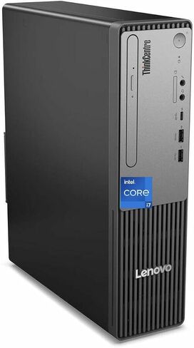 كمبيوتر مكتبي Lenovo ThinkCentre neo 50s Gen 5 12XF000RUS - Intel Core i7 الجيل الرابع عشر i7-14700 - 64 جيجابايت - 1 تيرابايت SSD - عامل شكل صغير - Win 11 Pro - أسود in Saudi Arabia