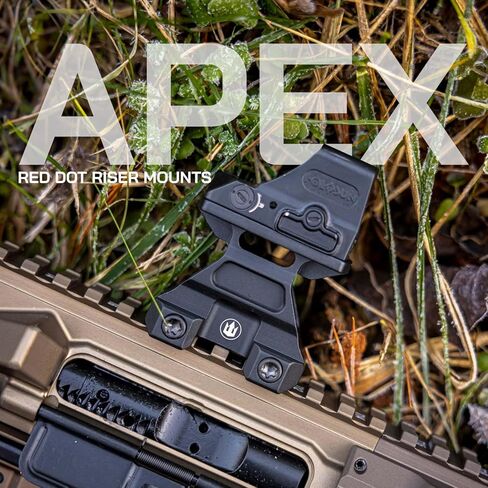 Triton APEX Absolute Cowitness 1.93" Riser Mount - for RMR/407/507/508/SRO or Aimpoint Micro T-1/T-2/503/515/530/Romeo4/Romeo5 Footprint in Saudi Arabia