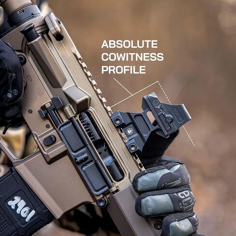 Triton APEX Absolute Cowitness 1.93" Riser Mount - for RMR/407/507/508/SRO or Aimpoint Micro T-1/T-2/503/515/530/Romeo4/Romeo5 Footprint in Saudi Arabia