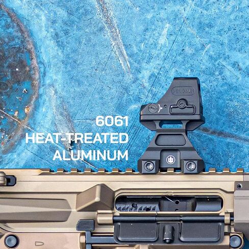 Triton APEX Absolute Cowitness 1.93" Riser Mount - for RMR/407/507/508/SRO or Aimpoint Micro T-1/T-2/503/515/530/Romeo4/Romeo5 Footprint in Saudi Arabia