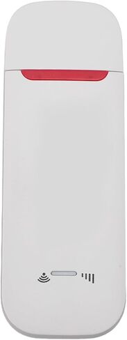 KIMISS 500Mbps 4G LTE USB Modem Dongle Router - Portable Travel Hotspot with SIM Card Slot, Supports 10 Users for Europe, Asia, Oceania, and Africa in Saudi Arabia