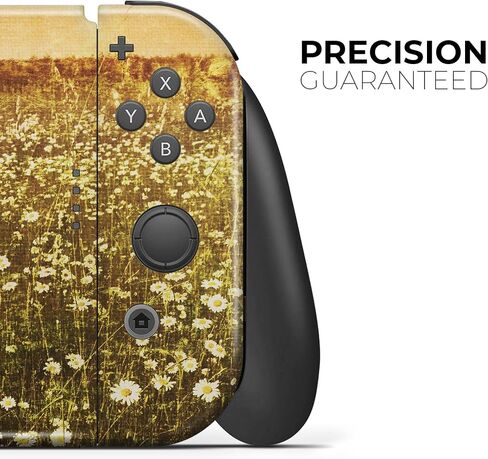 Design Skinz - متوافق مع Nintendo Switch OLED Dock فقط - غطاء حماية من الفينيل قابل للإزالة ومقاوم للخدش - حقل برتقالي متوهج عتيق in Saudi Arabia