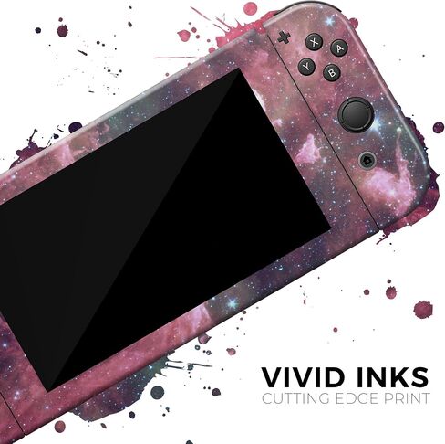 Design Skinz - متوافق مع حزمة وحدة تحكم Nintendo Switch OLED - غطاء حماية من الفينيل قابل للإزالة ومقاوم للخدش - مساحة عميقة نابضة بالحياة in Saudi Arabia