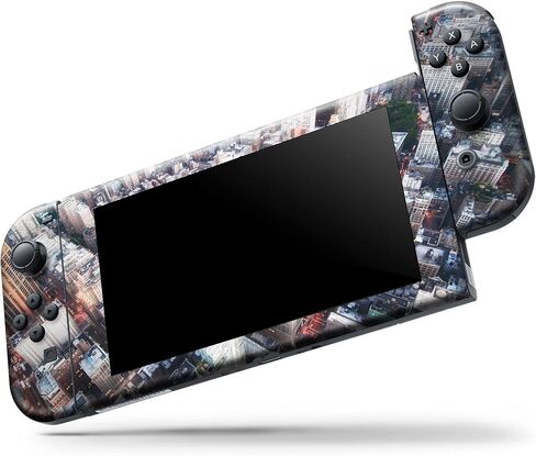 Design Skinz - Compatible with Nintendo Switch OLED Dock Only - Skin Decal Protective Scratch-Resistant Removable Vinyl Wrap Cover - Vintage Aerial Cityscape in Saudi Arabia