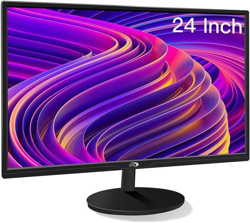 حزمة الكمبيوتر الشخصي للألعاب STGAubron مع شاشة LED FHD مقاس 24 بوصة - Radeon RX 580 8G، وIntel core i7 حتى 3.9 جيجا هرتز، وذاكرة الوصول العشوائي 16 جيجا، و1T SSD، ومروحة RGB x6، ونظام التشغيل Windows 11 Home in Saudi Arabia