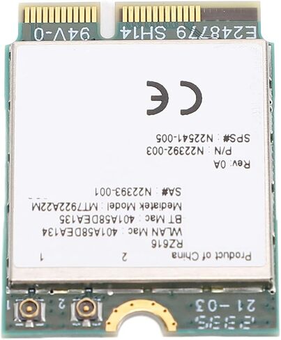 Yoidesu M.2 WiFi6E Wireless Card Adapter Band 2.4GHz 5GHz 6GHz 5374Mbps 5.2 for 10 11 with M.2 Interface in Saudi Arabia